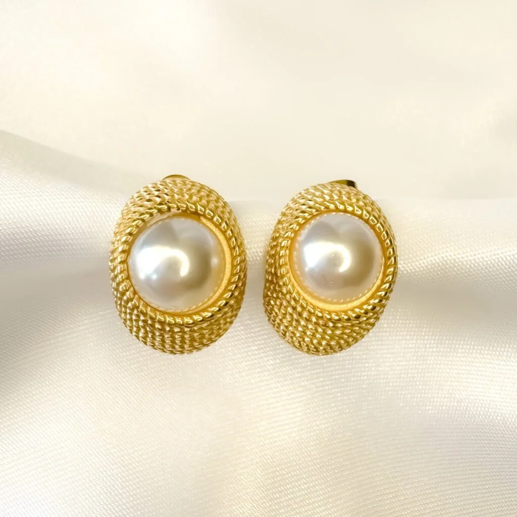 Iris Gold Earrings
