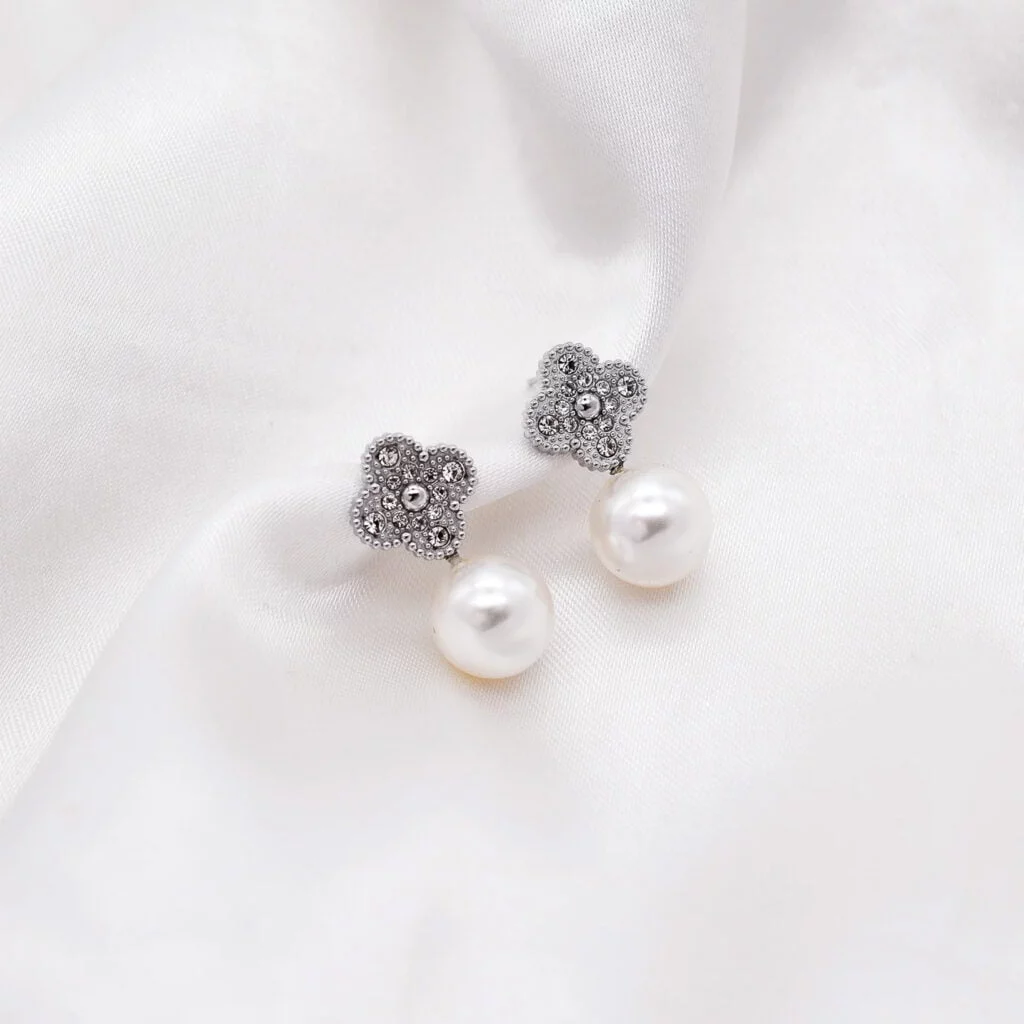 Tea Silver Earrings