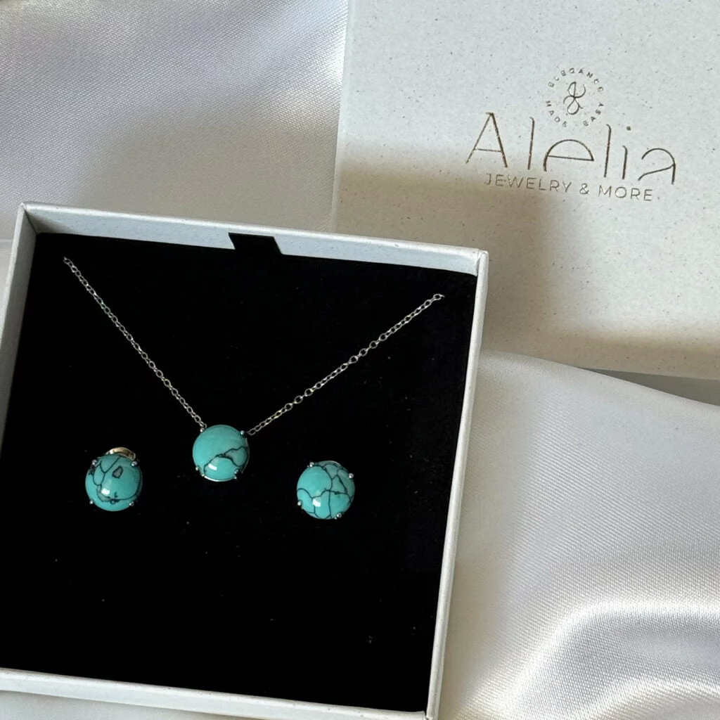 Aqua Silver Set
