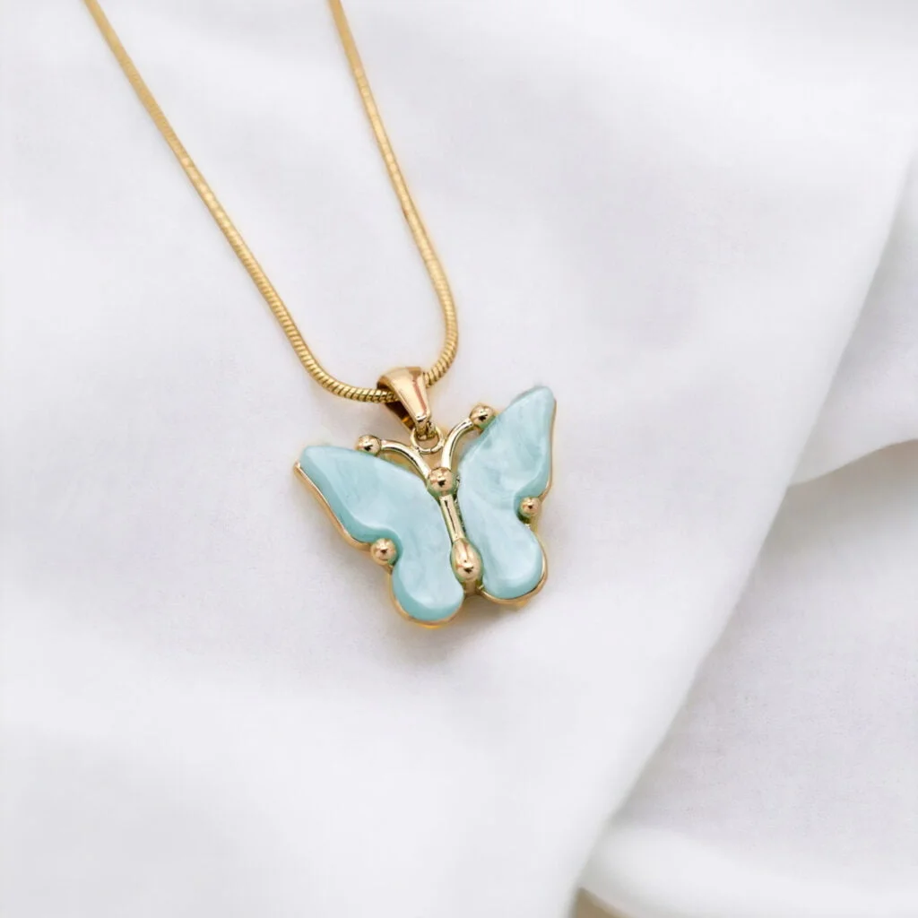 Mariposa Mint Necklace