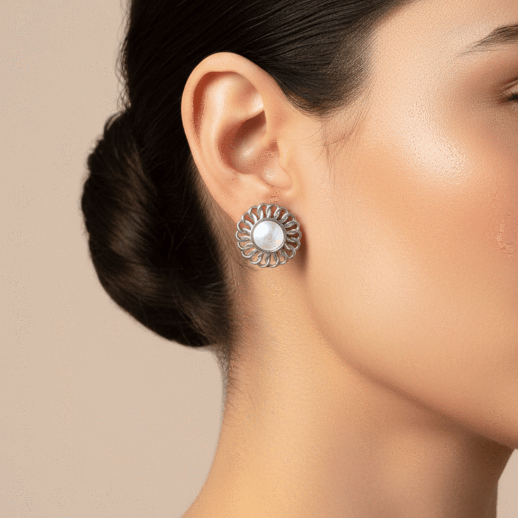 Nelly Silver Earrings